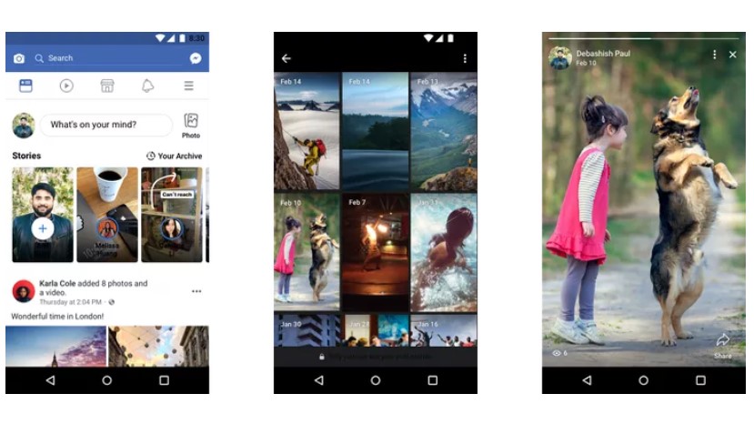 Archiving Facebook Stories (Source: The Verge) 