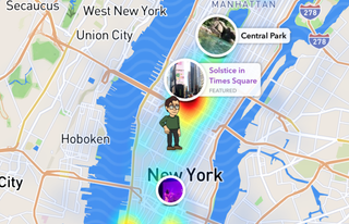 How to use Snapchat - snap map