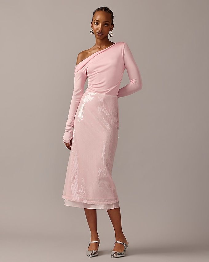 Limited-Edition Anna October X J.crew Sequin Skirt