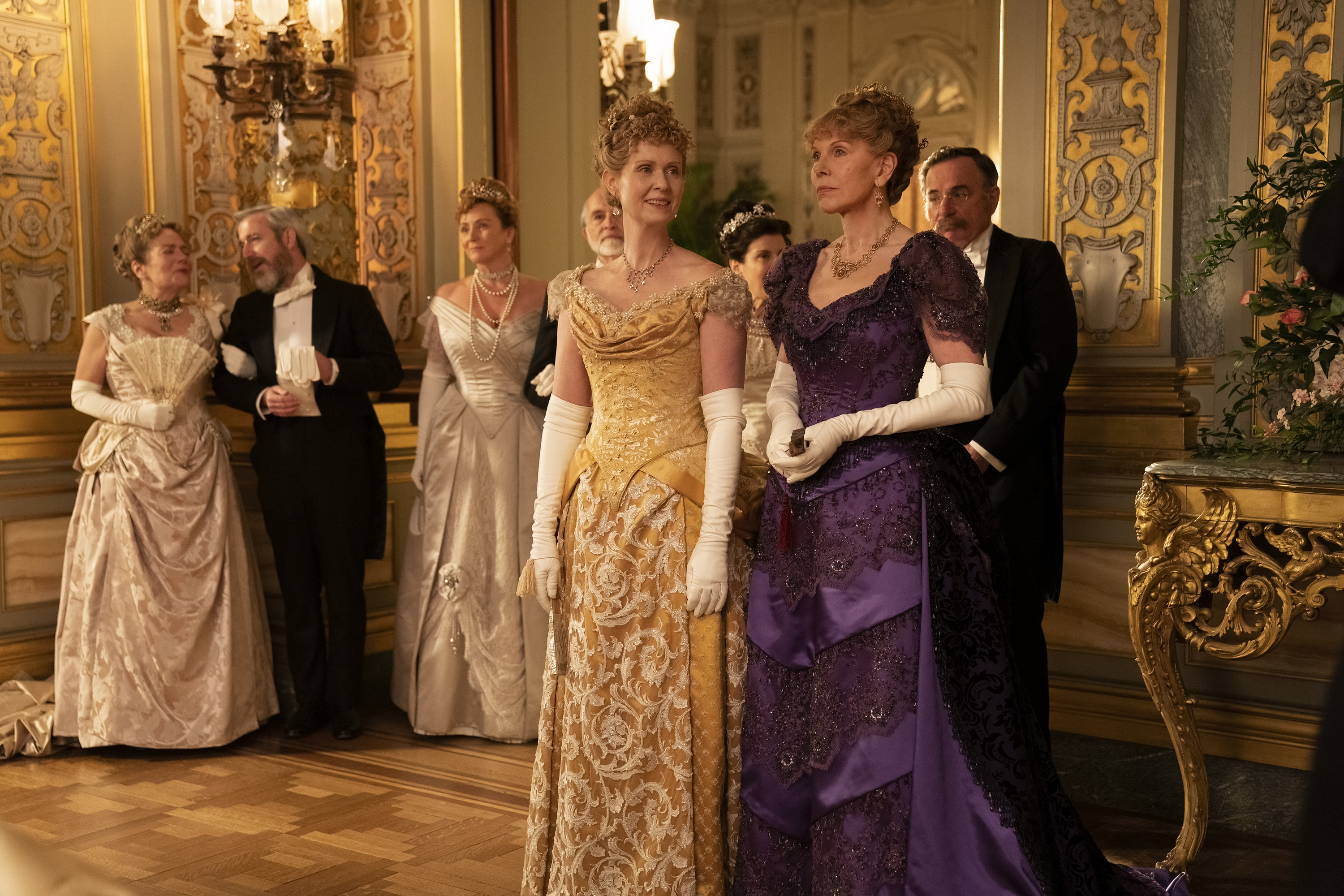 TV tonight Cynthia Nixon as Ada Brook and Christine Baranski as Agnes Van Rhijn.