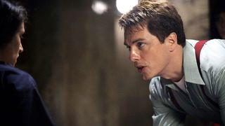 A still of John Barrowman in the TV show ‘Torchwood’