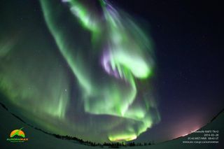 Aurora Over Yellowknife, Canada, Feb. 28, 2014