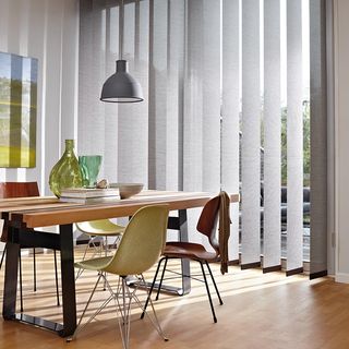 vertical blinds design for kitchen