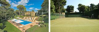 homes with tennis courts for sale