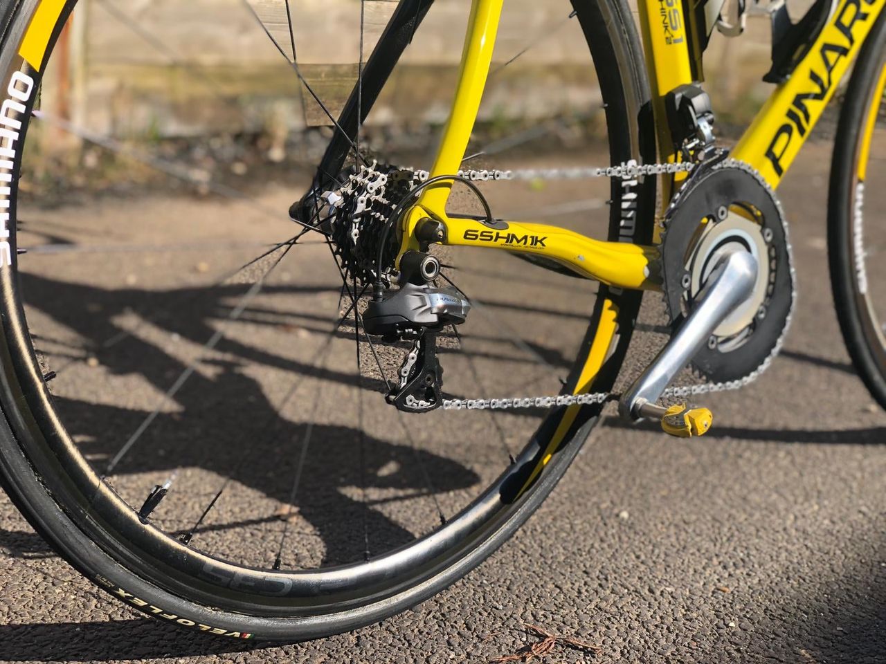 Wiggins Tour de France yellow pinarello