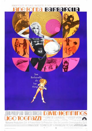 Film poster for Barbarella by Bill Gold