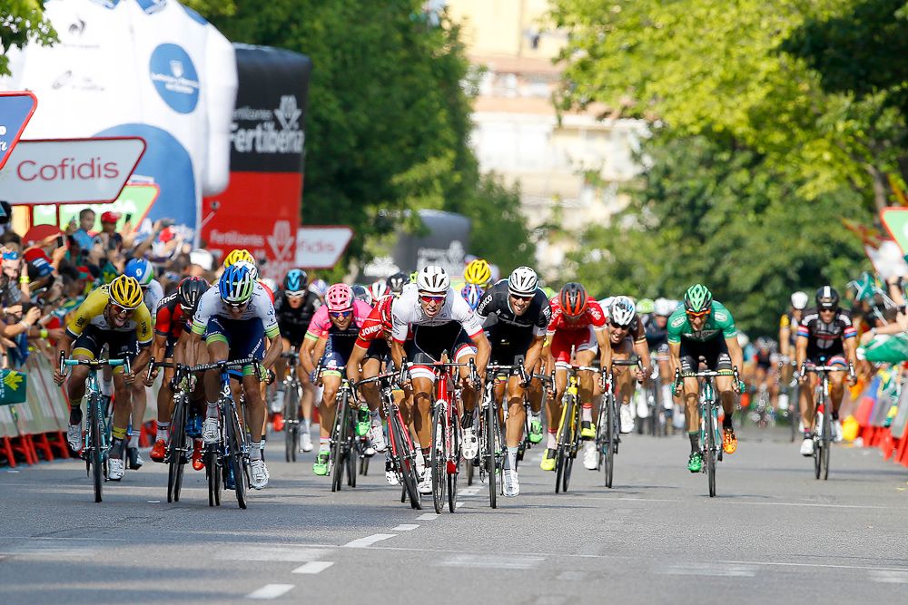 Danny van Poppel (Trek Factory Racing) wins stage 12 of the 2015 Vuelta a Espana.