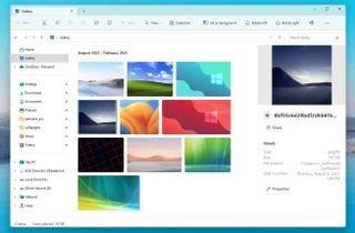 Windows 11 23H2 Updated File Explorer with gallery view