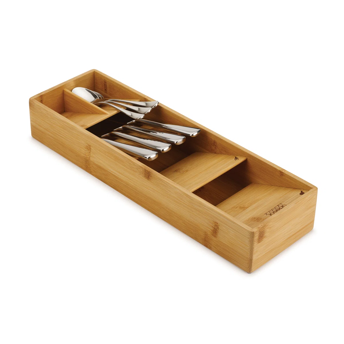 Joseph Joseph Compact Bamboo Silverware Organizer