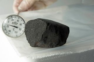 The Tagish Lake meteorite, which exploded over Canada in 2000, is considered by most scientists to be related to D-type asteroids found in the asteroid belt.