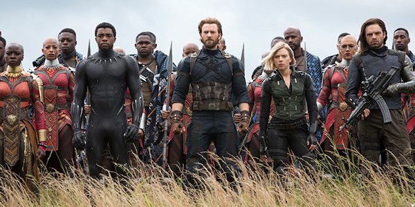 The Avengers preparing for the Battle of Wakanda