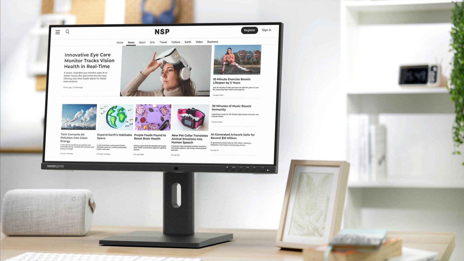 New monitor uses a peculiar technology to protect your eyes