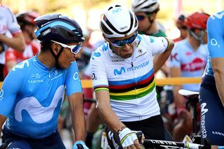 Nairo Quintana and Alejandro Valverde