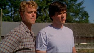 John Schneider and Tom Welling on Smallville