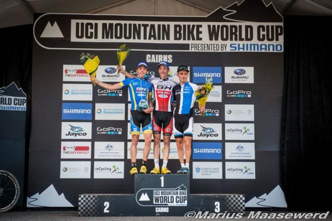 Podium: Jordan Sarrou, Victor Koretzky, Michiel Van Der Heijden