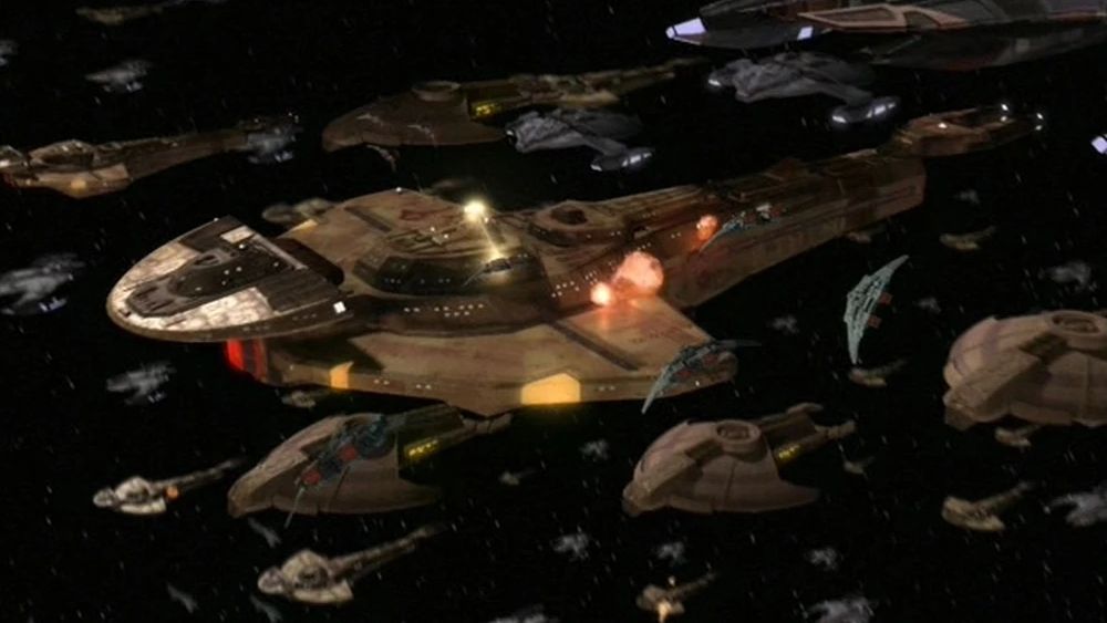 The Cardassian Galor Class Cruiser from Star Trek: Deep Space Nine