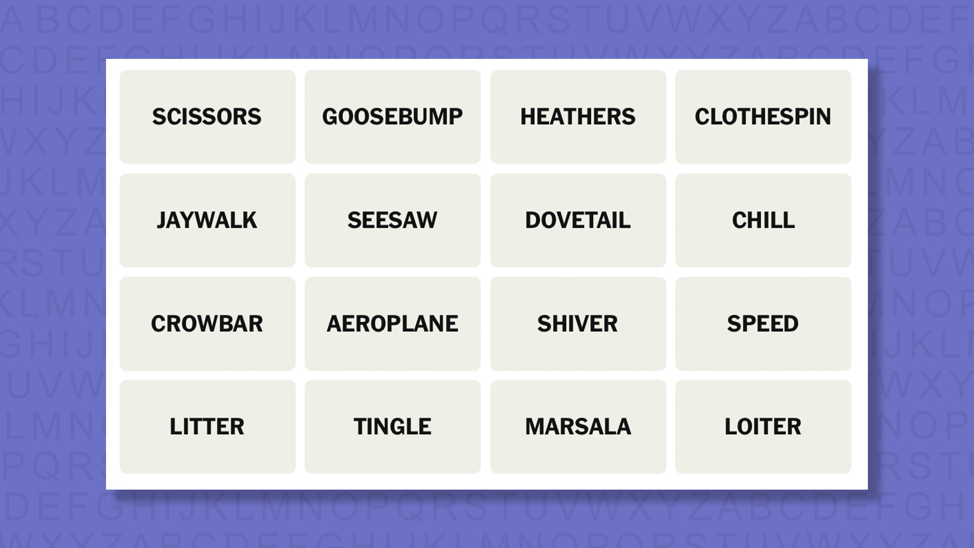 NYT Connections hints for game 942 on a purple background