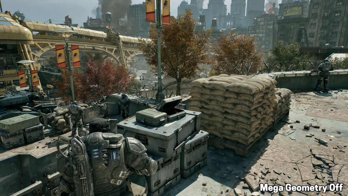 Gears of War Mega Geometry screens
