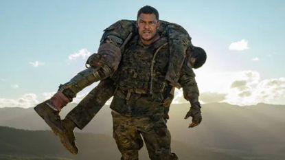 Alan Ritchson as 81 in War Machine
