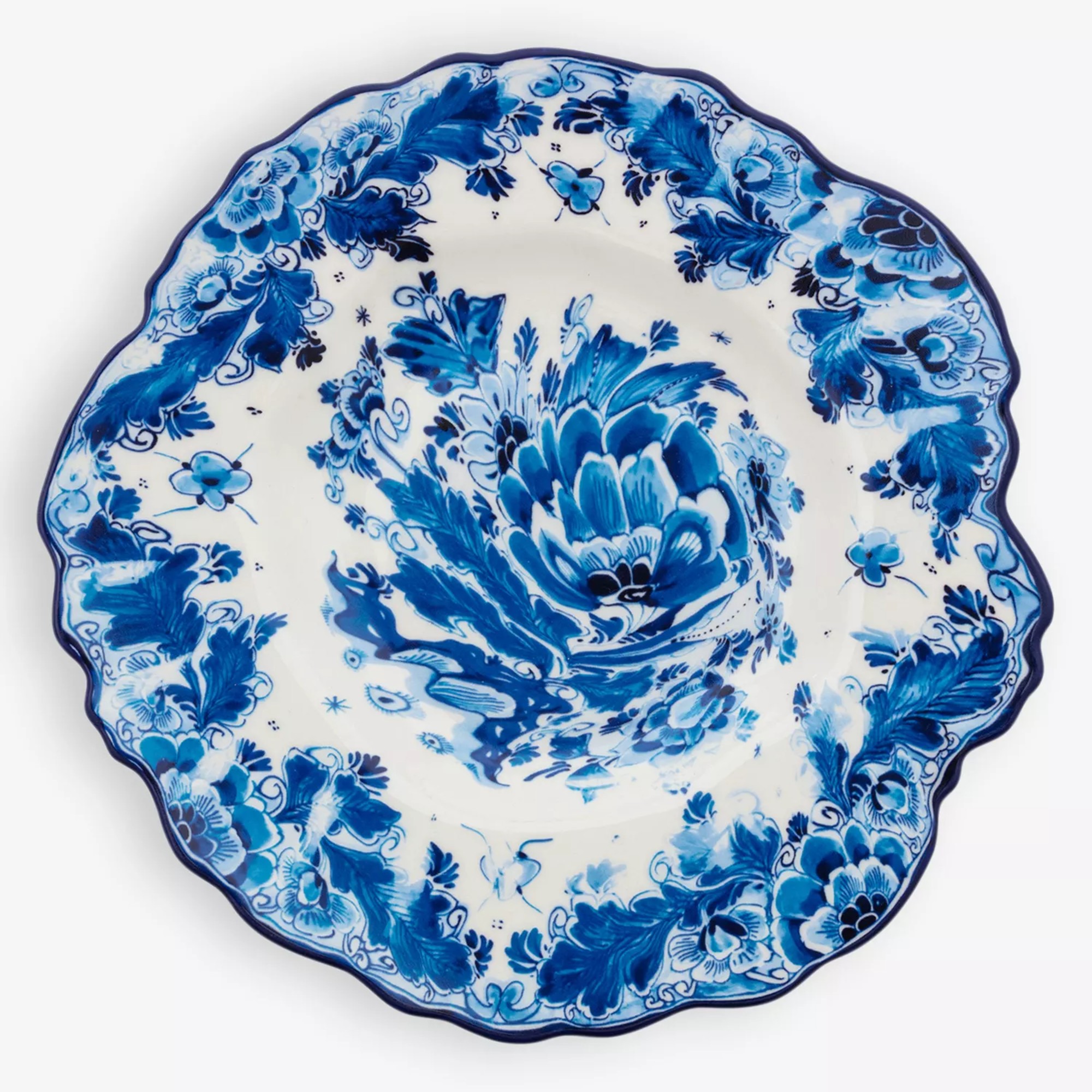 Seletti Diesel Living With Seletti Classics On Acid Delf Rose Porcelain Dessert Plate 21cm