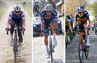 Van der Poel Asgreen Van Aert Paris-Roubaix 2022 contenders Getty Images