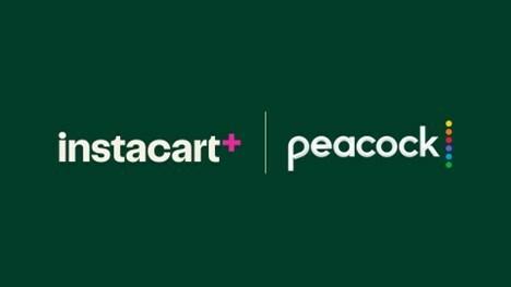 Instacart Peacock logos