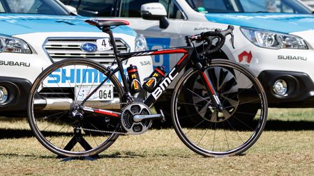 The 2016 BMC Teammachine SLR01 of Australian Richie Porte