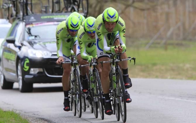 Ivan Basso leads the Cannondale team.
