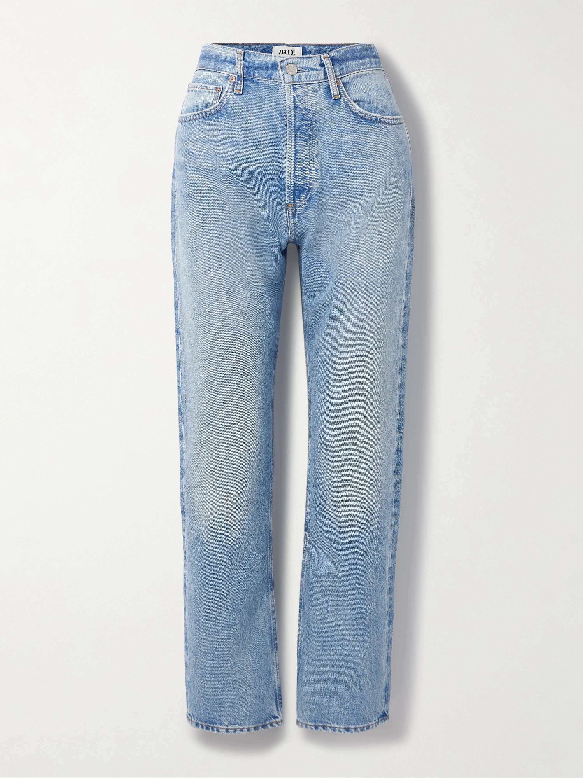 &#039;90s Pinch Waist High-Rise Straight-Leg Organic Jeans