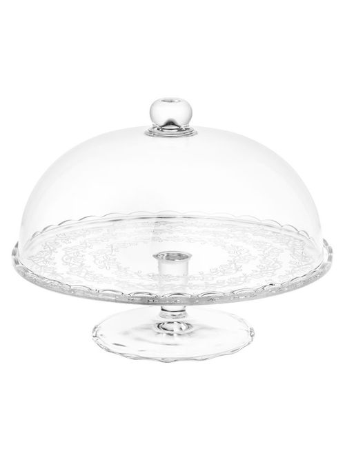 Arv Br&Ouml;llop Serving Stand With Lid - Clear Glass 29 Cm