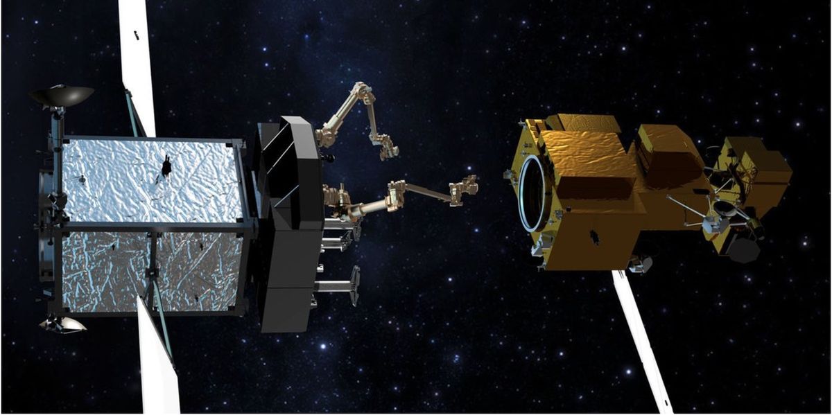 Private Space Company Sues to Stop DARPA's Robotic Satellite Serviceman ...