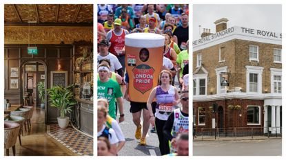 London pubs with London Marathon runners