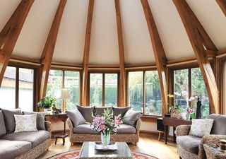 Oak framed conservatory