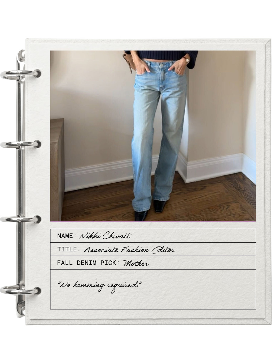 Nikki Chwatt wearing Mother denim.