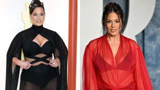 Ashley Graham at the Academy Awards and After Party.