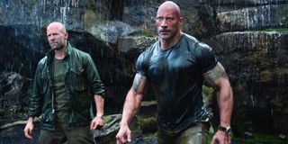 Jason Statham and Dwayne Johnson in Hobbs & Shaw