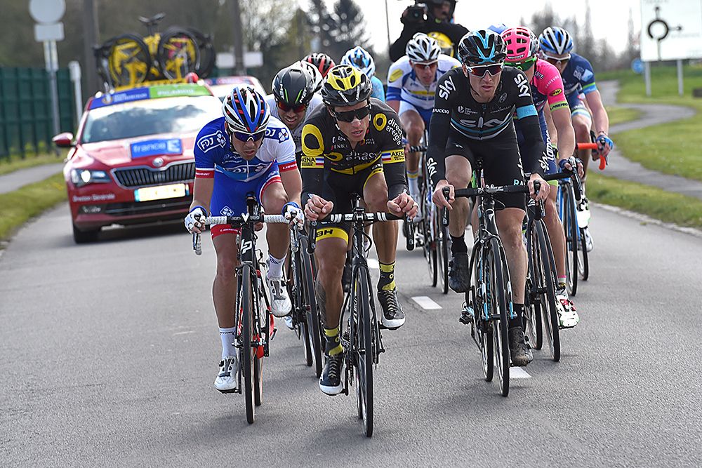 Sylvain Chavanel (Direct Energie) in the break