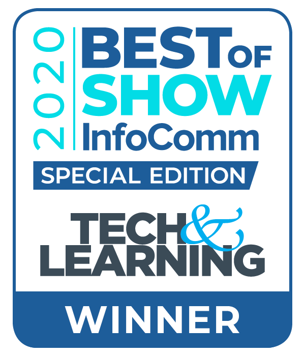 Tech &amp; Learning&#039;s Best of Show at Infocomm 2020 logo