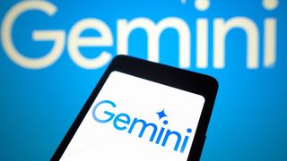 Gemini logo shown on a phone's screen.