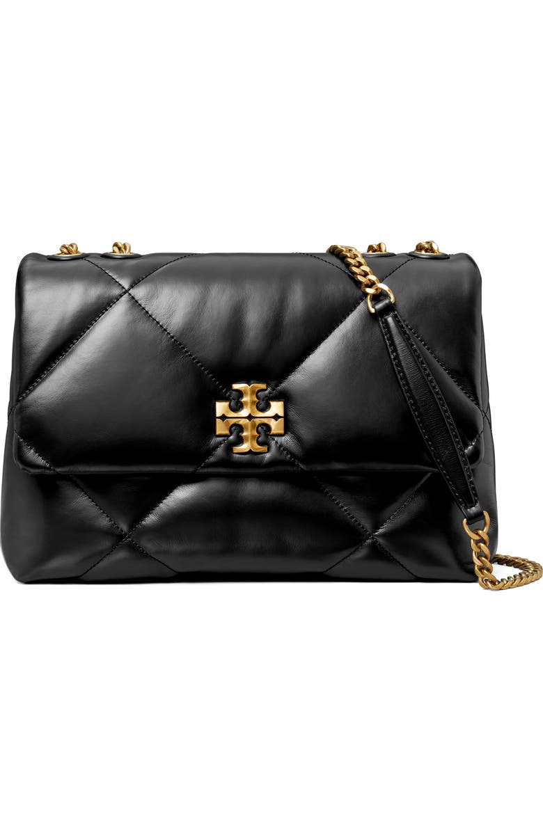 Kira Diamond Quilted Leather Convertible Shoulder Bag