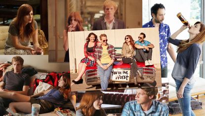 a collage of images from the fx comedy you&#039;re the worst