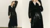 Zara Sequinned Midi Dress