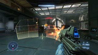 Halo Infinite equipment drop wall shield protecting player