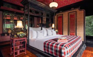 A bedroom at The Lodge at Capella Ubud — Bali