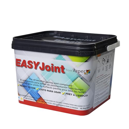 Easyjoint Patio Sand Ready Mixed Paving Jointing Compound for Outdoor Natural Stone, Slate and More. 12.5kg All Weather, Strong and Durable Sweep in Joint Compound - Basalt