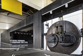 Port Museum Complex interior with machinery