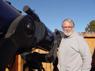 Astronomer Brian Warner, director of the Palmer Divide Observatory, is leading a campaign of largely backyard astronomers to observe asteroid 2005 YU55 during its Nov. 8, 2011 close flyby of Earth.