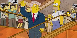 donald trump the simpsons