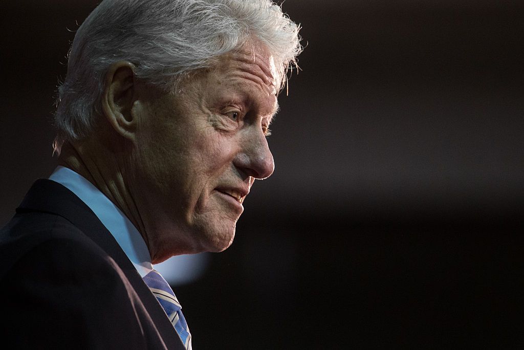 Bill Clinton campaigning for Hillary 