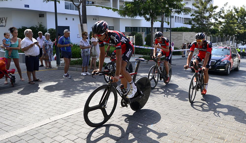 BMC prepare for the opening TTT of the Vuelta